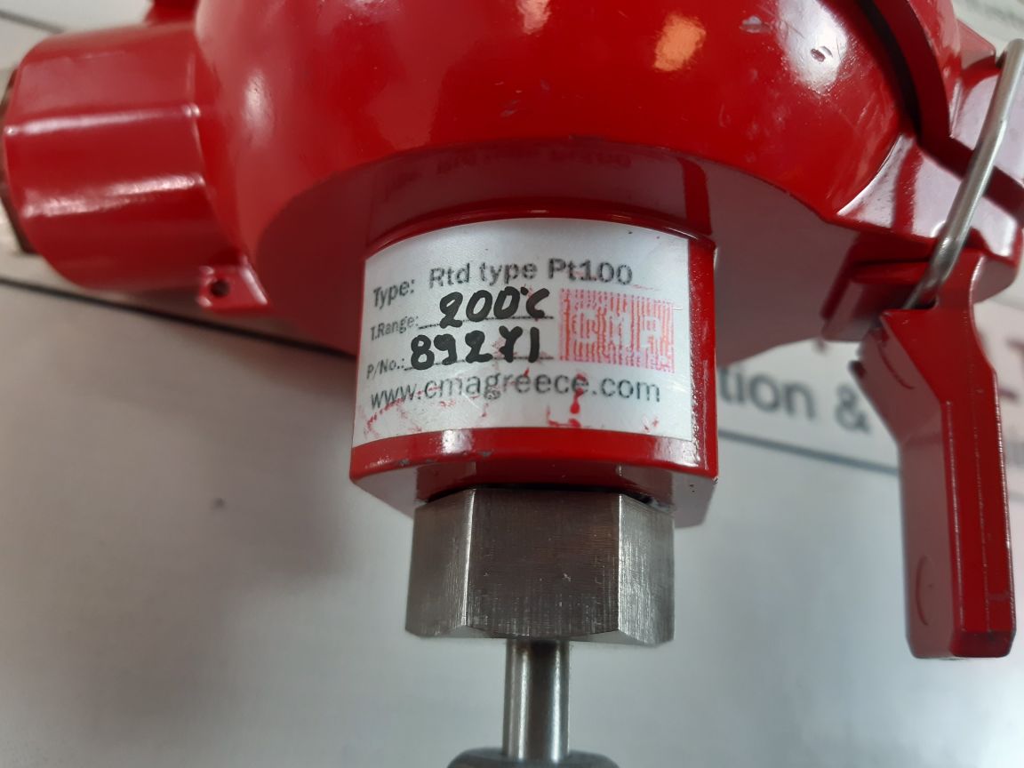 Cma Rtd Type Pt100 Temperature Sensor 200°C

