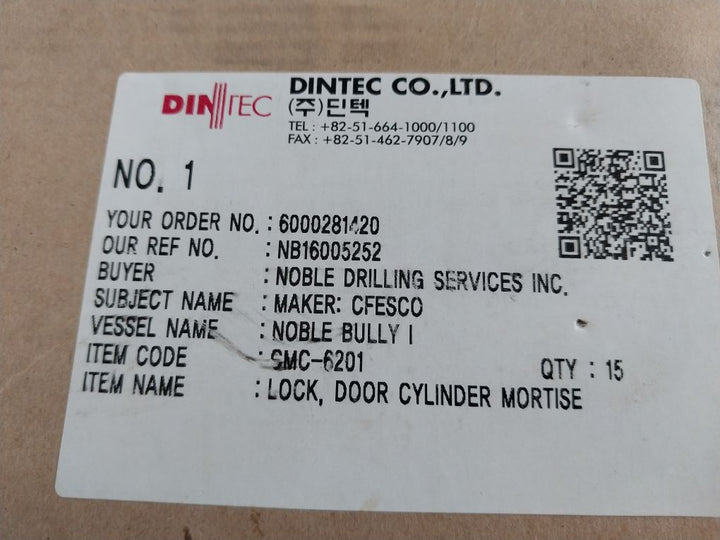 Cmc-6201 Door Cylinder Mortise Lock Set