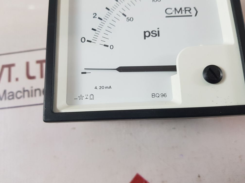 Cmr Bq96 Manometer 0-10 Bar 0-145 P.S.
