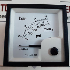Cmr Manometer 0-15 Bar 0-232 P.S.I