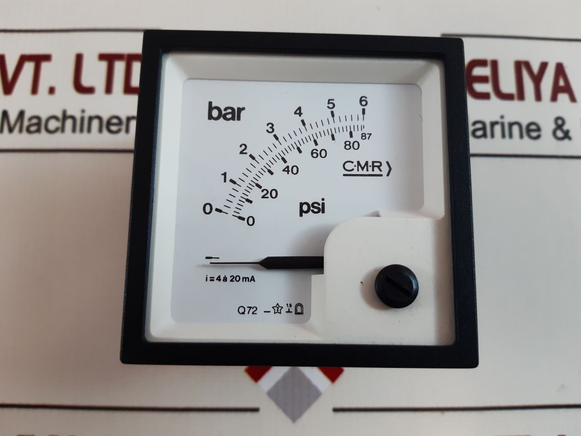 Cmr Manometer 0-6 Bar