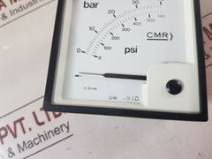 Cmr Q 96 Manometer 0-40 Bar 0-586 P.S.I Bq96
