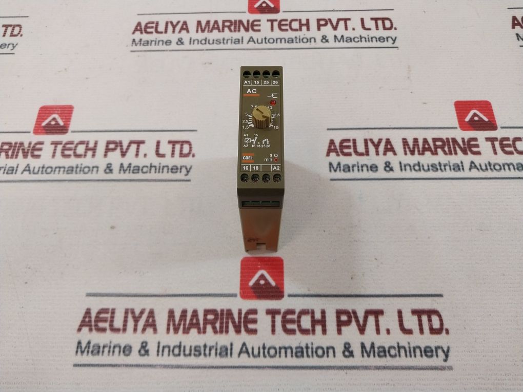 Coel Ac Electronic Timer Relay 1.5-15 Min