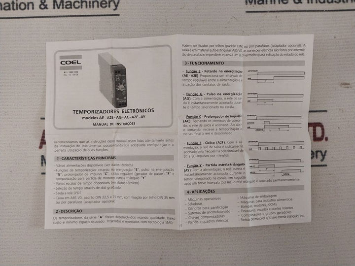 Coel Ae 30 Min 220Vca Timer Relay