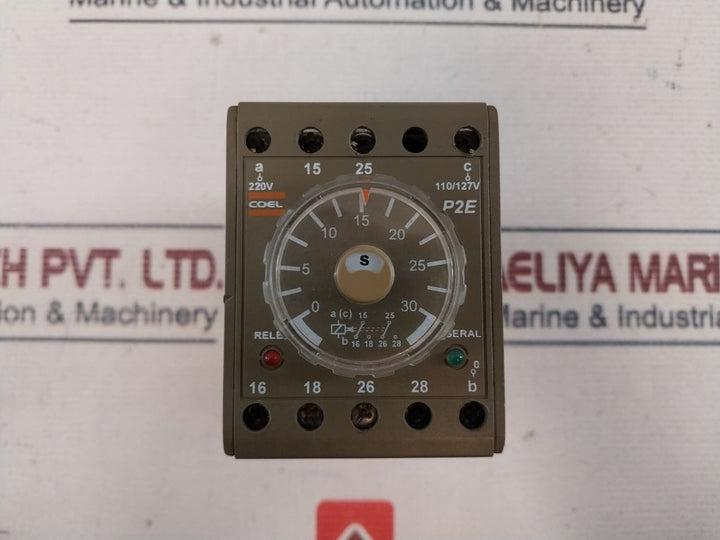 Coel P2E Timer Relay 220Vca