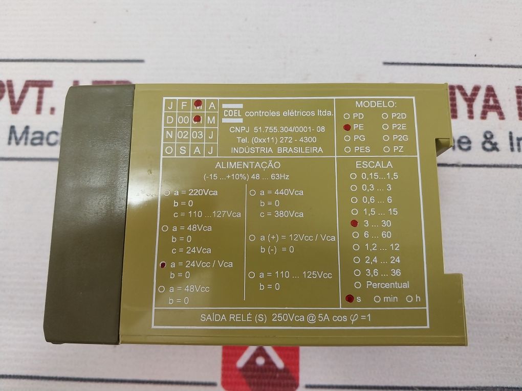 Coel Pe 30S Electronic Timer