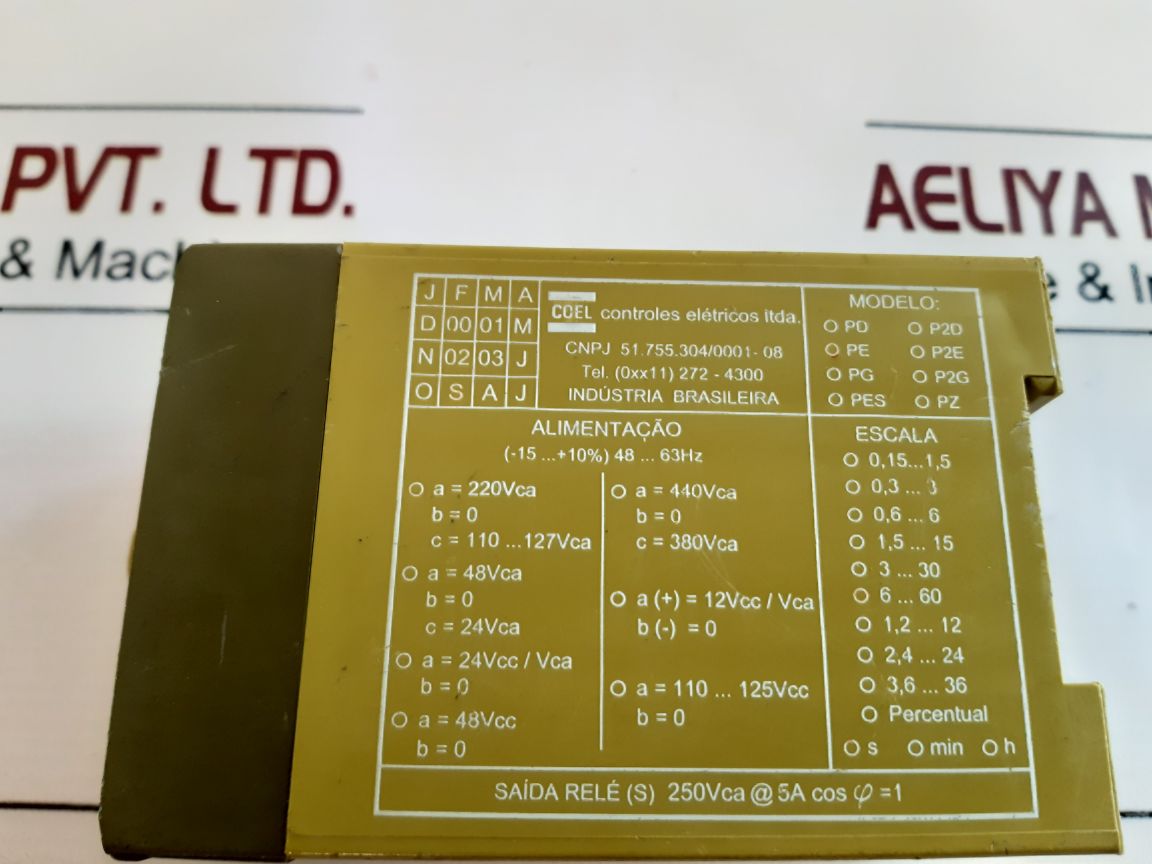 Coel Pe Relay 110/220Vca