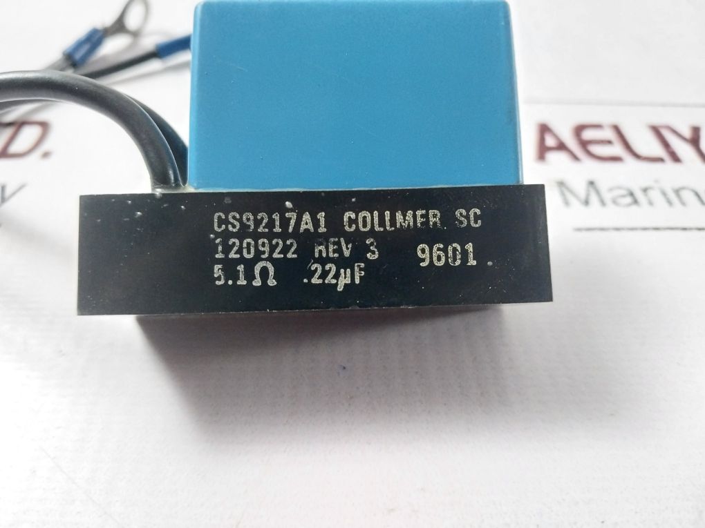 Collmer Cs9217A1 Capacitor 120922 Rev 3