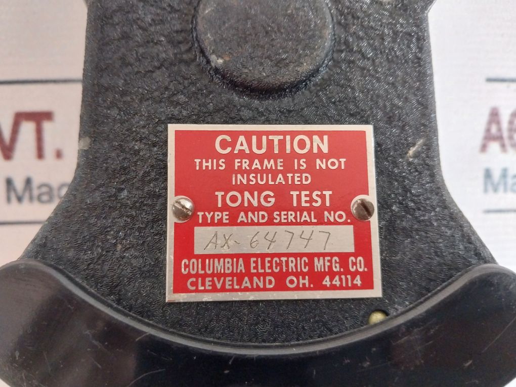 Columbia Electric Tong-test Ammeter Set