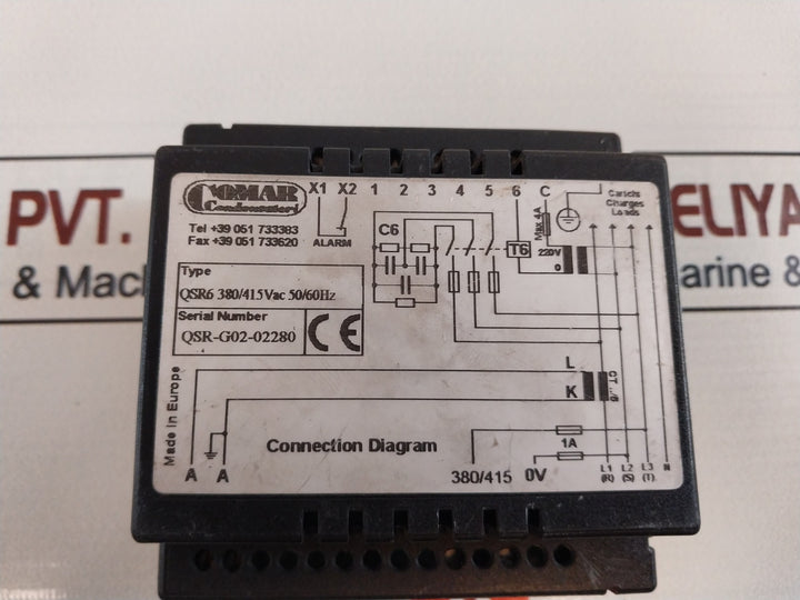 Comar Condensatori Qsr6 Power Factor Regulator 380/415 Vac
