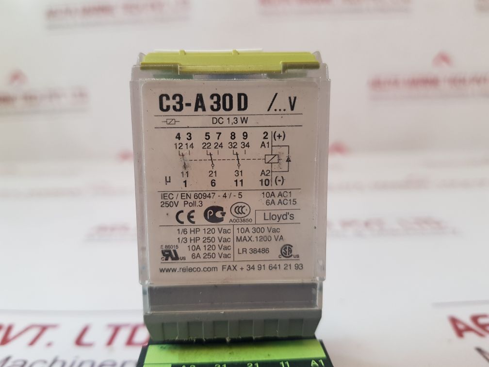 Comat C3-a 30D /…V Relay With Base