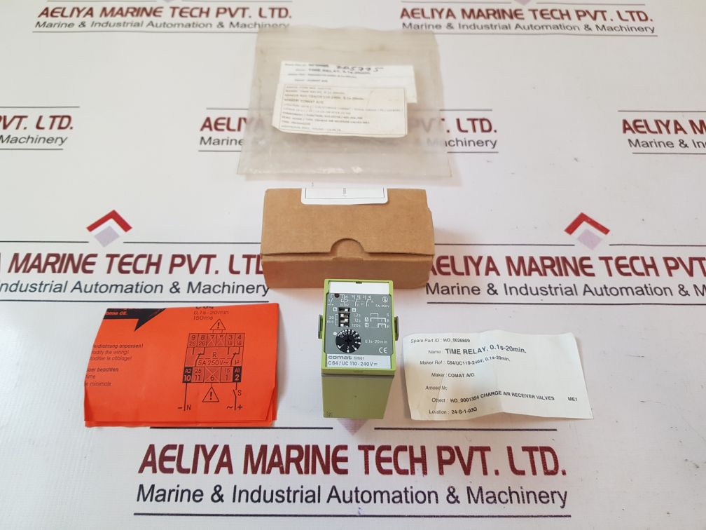 Comat C64Uc Time Relay 110-240V~
