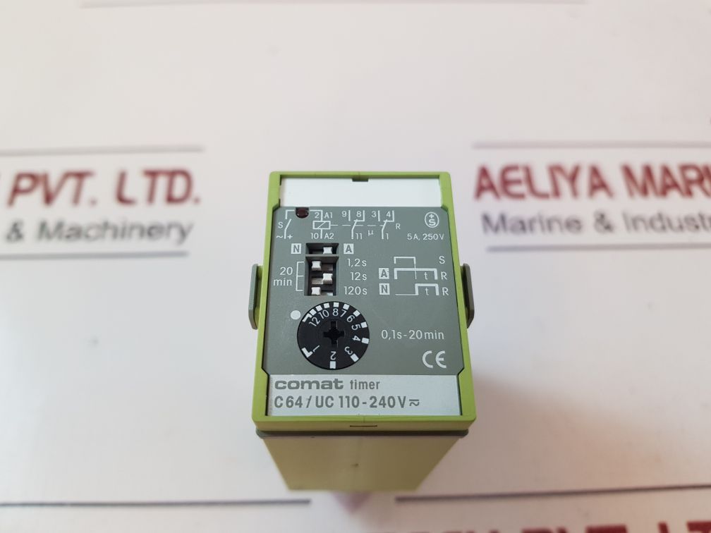 Comat C64/Uc Time Relay 110-240V~