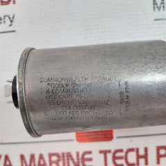 Commonwealth Sprague 325P356H37N30N4X Run Capacitor 85 Uf/370 Vac 