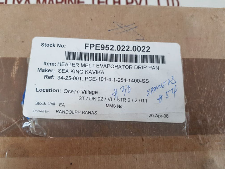 Component Hardware T12-5200 Ptc Evapmatic Condensate Evaporator