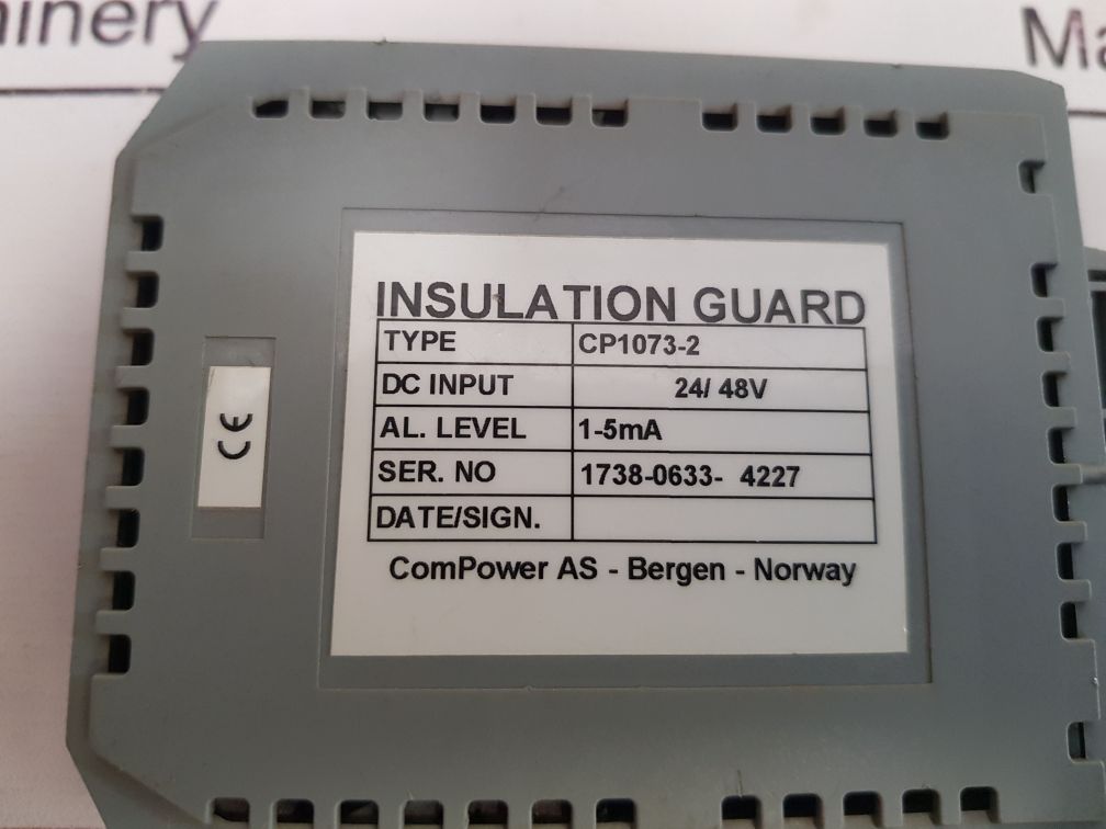 Compower Cp1073-2 Insulation Guard used