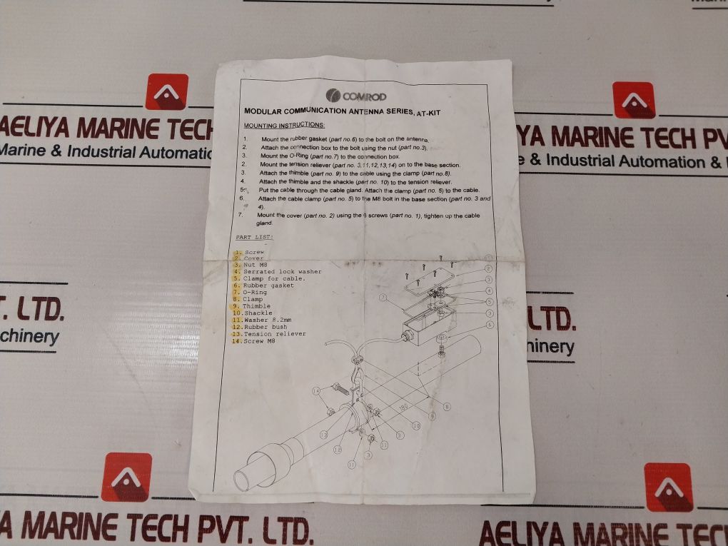 Comrod Modular Communication Antenna Series At-kit – Aeliya Marine Tech