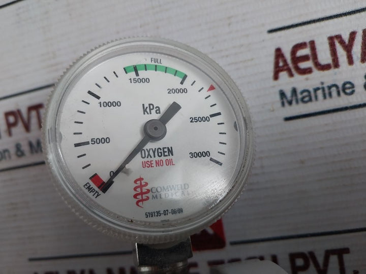 Comweld Series-o Medical Oxygen Regulator With Pressure Indicator 519037