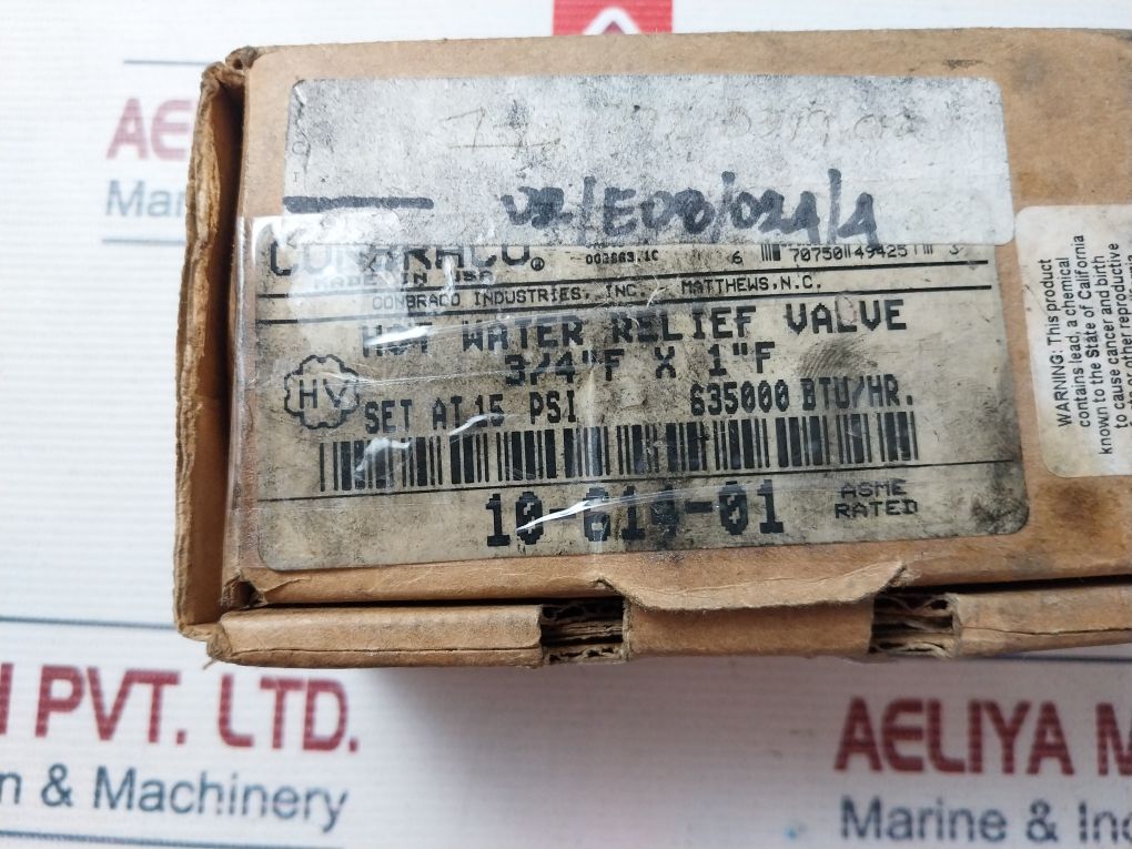Conbraco 10-614-01 Hot Water Relief Valve