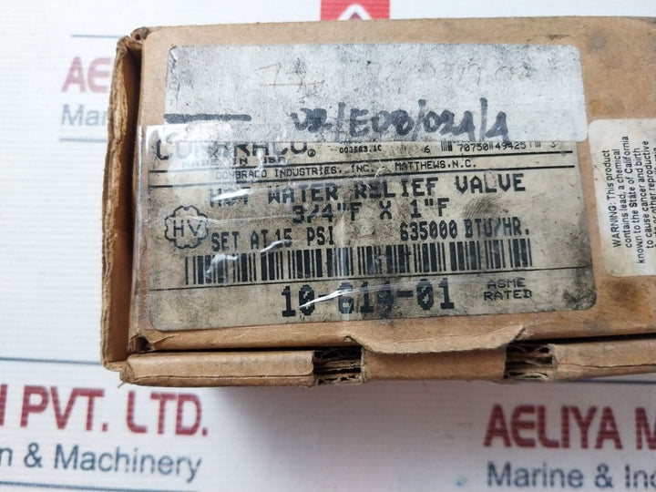 Conbraco 10-614-01 Hot Water Relief Valve