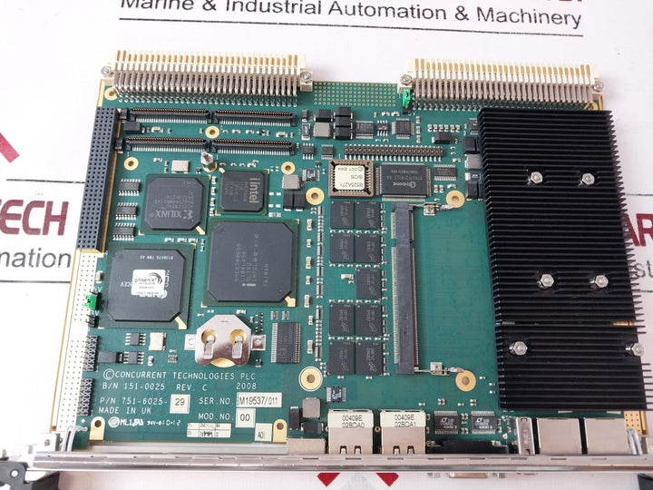 Concurrent Vp 327/020-23Eu Pcb Card 751-6025-29 /Vp 327 02X