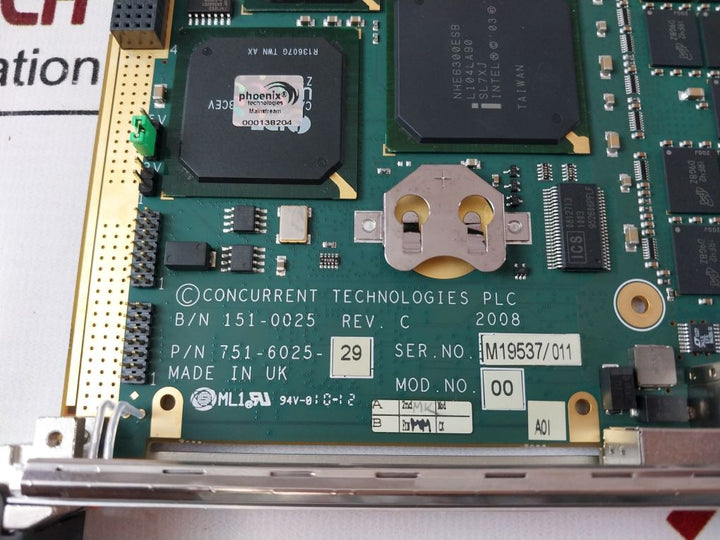 Concurrent Vp 327/020-23Eu Pcb Card 751-6025-29 /Vp 327 02X