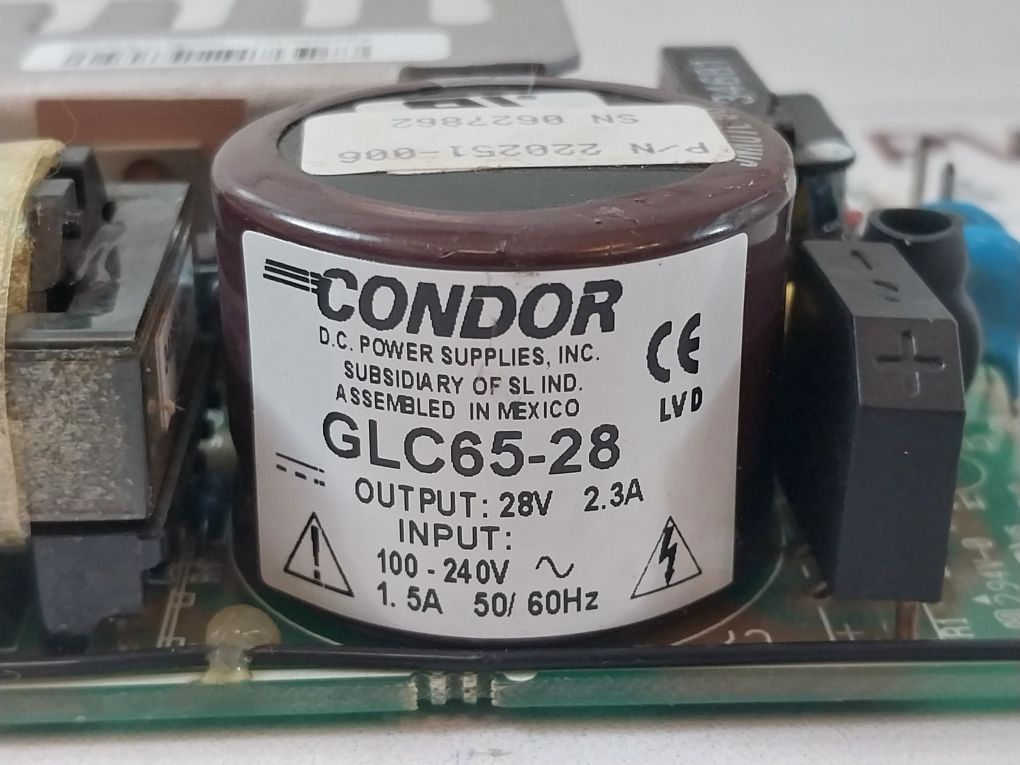 Condor Glc65-28 Power Supply 220251-006