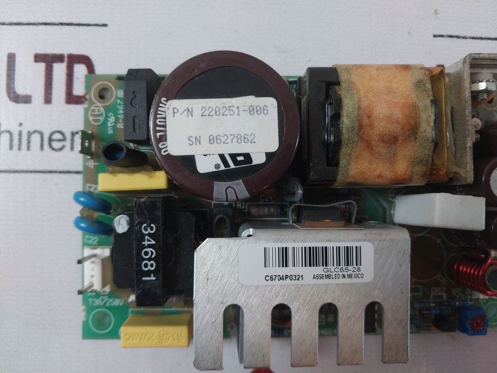 Condor Glc65-28 Power Supply 220251-006