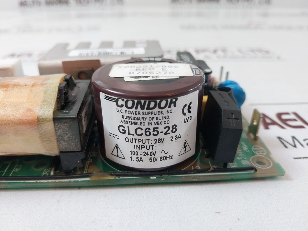 Condor Glc65-28 Dc Power Supply 02-34664-0003