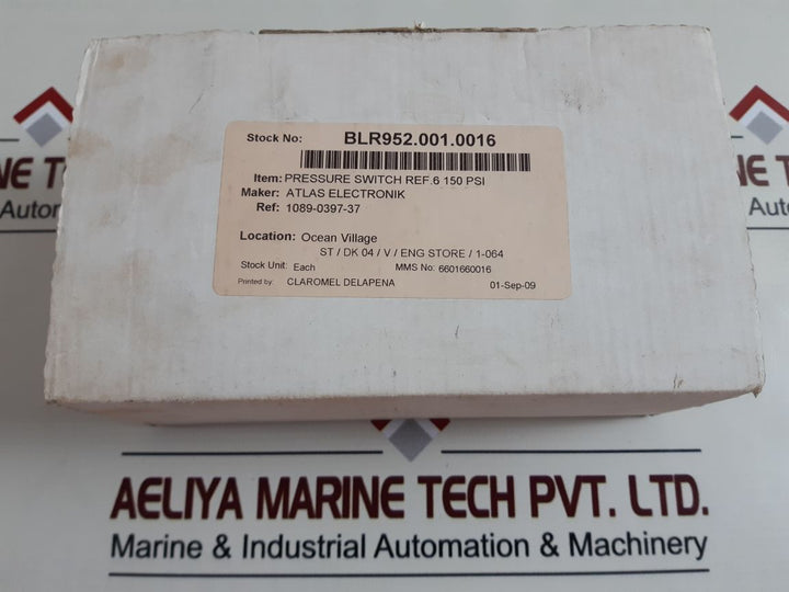 Condor Mdr53/16 Control Pressure Switch
