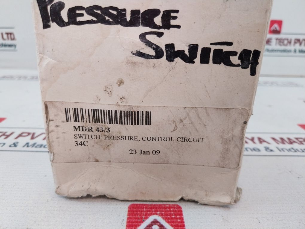 Condor Mdr 43/3 Pressure Switch 2,0 Bar