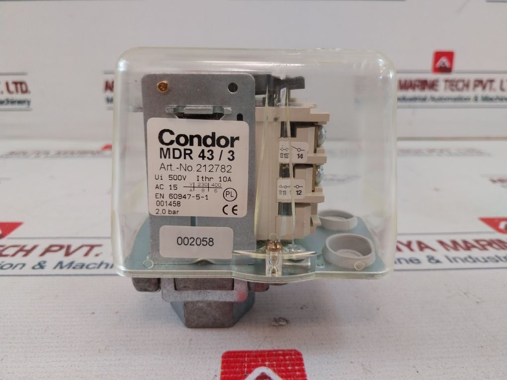 Condor Mdr 43/3 Pressure Switch 2,0 Bar