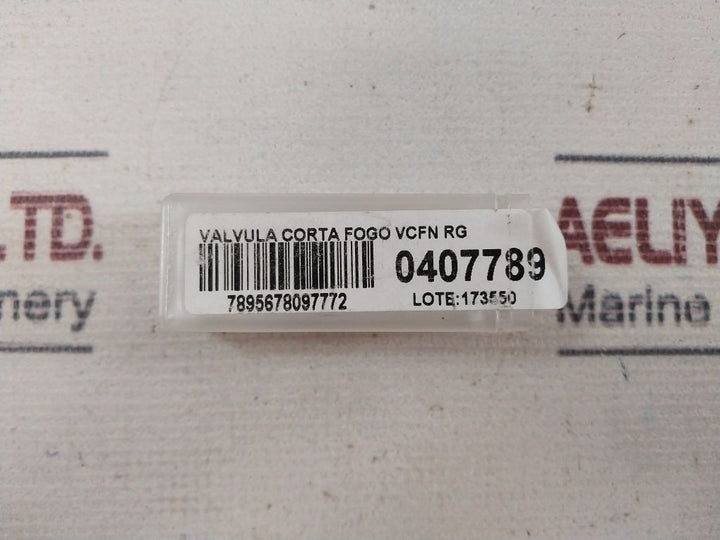 Condor Vcf-rg Fire Valve