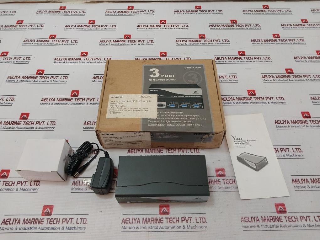 Connectpro Vse-103+ Video Distribution Amplifier 3-port 400 Mhz