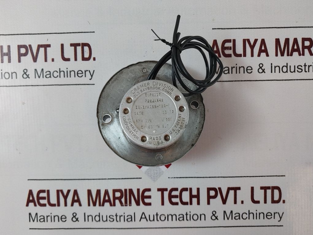 Conrac P26Jaa48 Cramer Division Motor Type 117