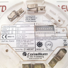 Consilium Salwico Ev-pp Ia100 Rdj-2 Smoke Detector 040202