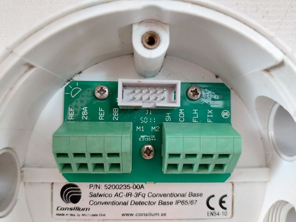 Consilium 5200235-00A Conventional Detector Base Ac-ir-3Fq