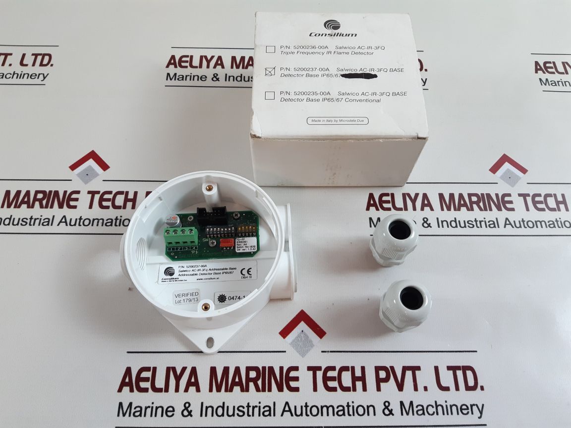 Consilium Salwico 5200237-00A Addressable Flame Detector Base Ac-ir-3Fq
