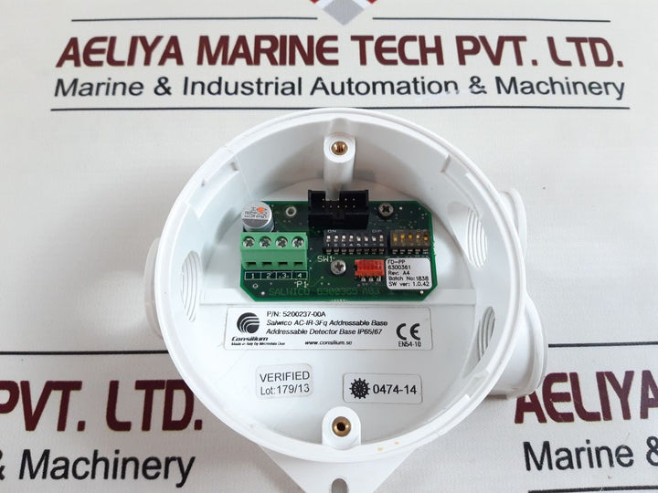 Consilium Salwico 5200237-00A Addressable Flame Detector Base Ac-ir-3Fq
