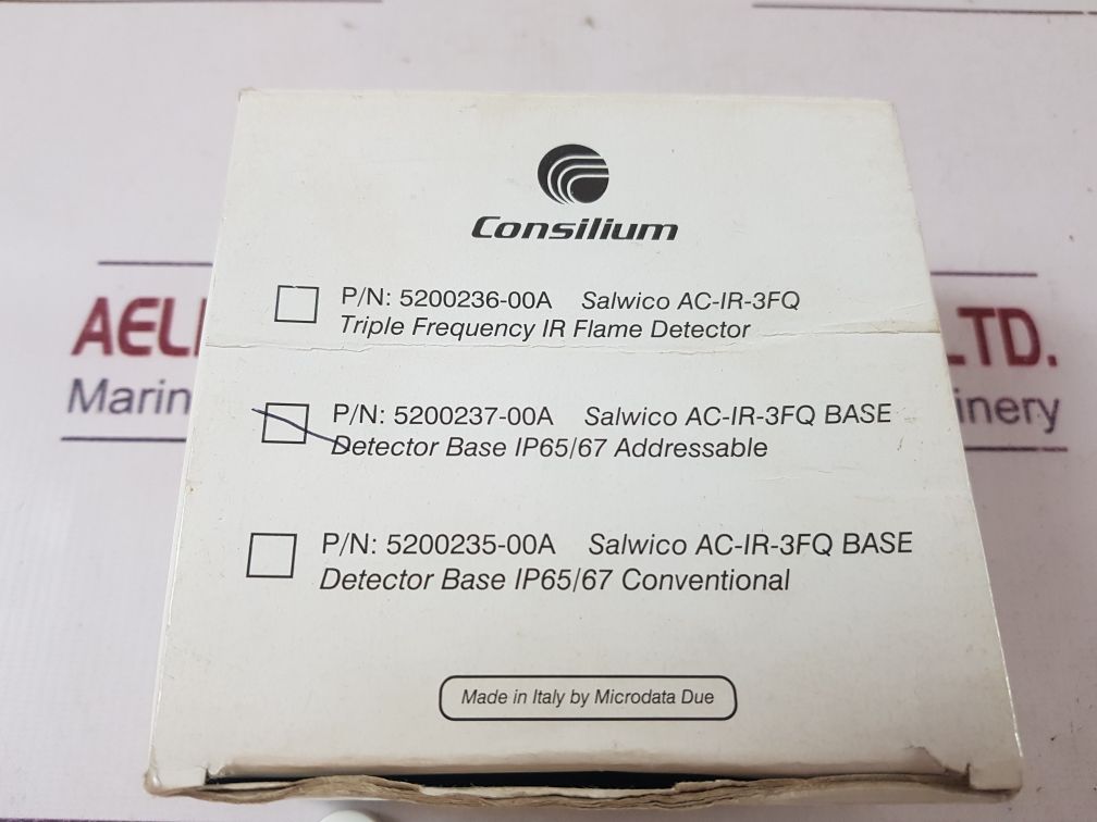 Consilium Salwico Ac-ir-3Fq Addressable Detector Base 5200237-00A