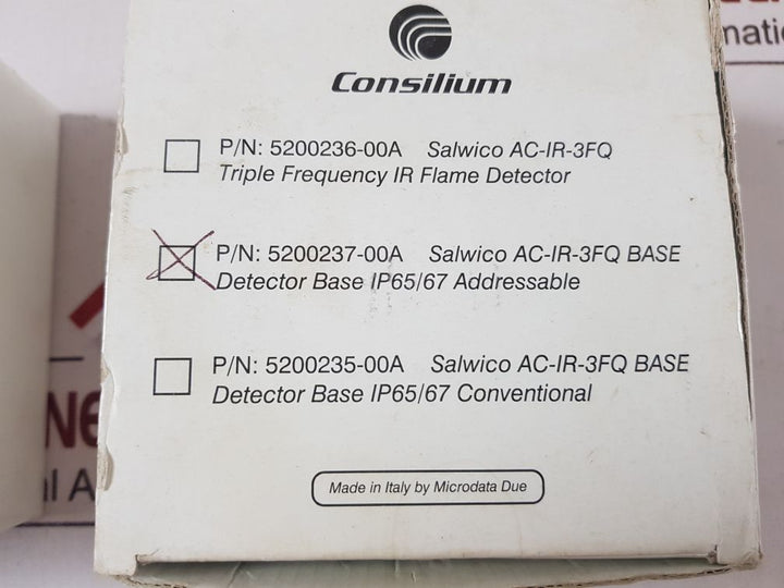 Consilium Salwico 5200237-00A Ac-ir-3Fq Addressable Base 0474-14 