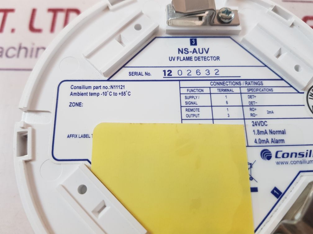 Consilium Ns-auv Uv Flame Detector N11121
