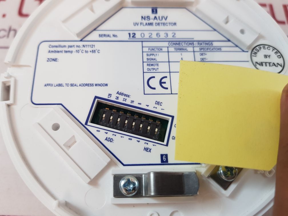 Consilium Ns-auv Uv Flame Detector N11121
