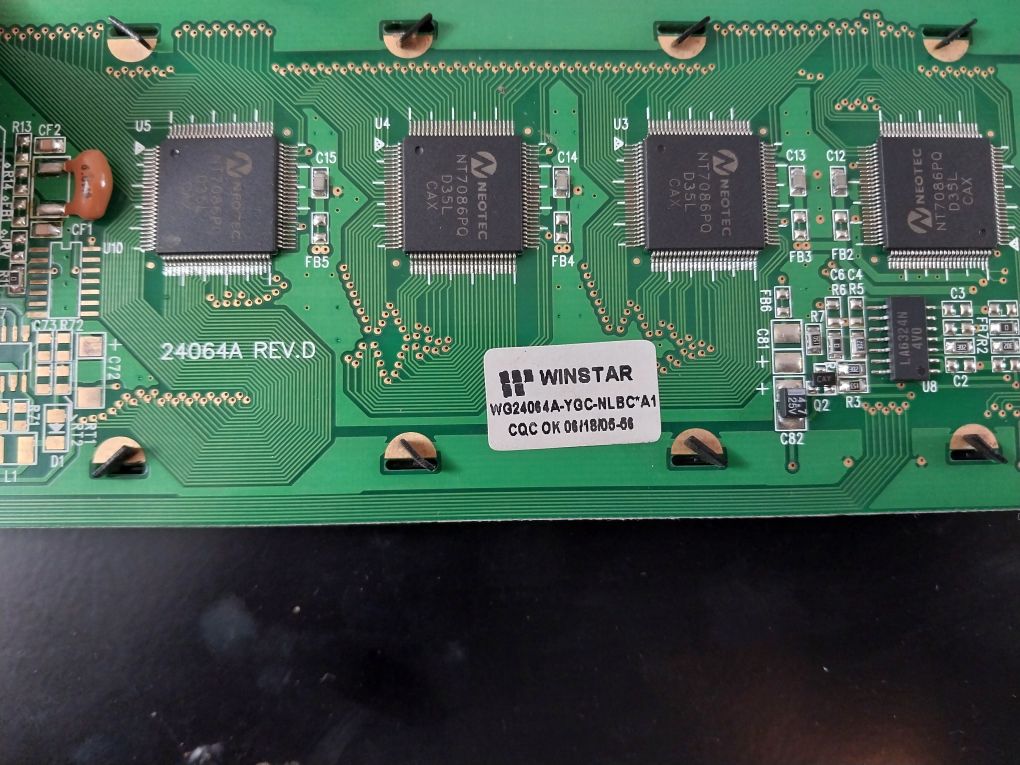 Consilium Nsac-1 Fire Alarm System Front Panel Only 24V Dc