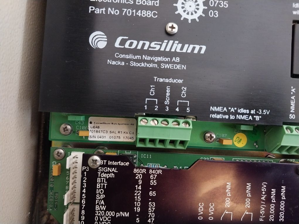 Consilium Sal R1 Speed Log Main Unit 701800