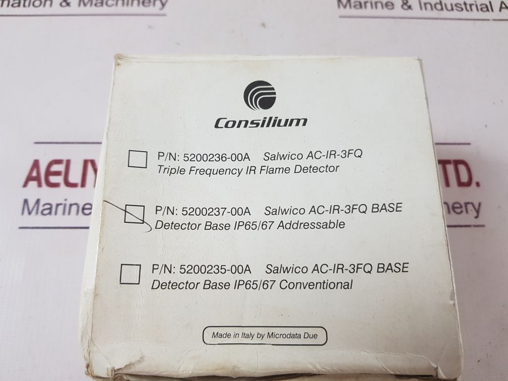 Consilium Salwico 5200237-00A Ac-ir-3Fq Addressable Detector Base Ip65/67