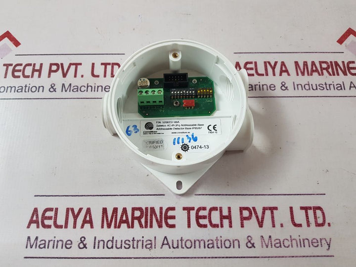 Consilium Salwico 5200237-00A Ac-ir-3Fq Addressable Detector Base Ip65/67