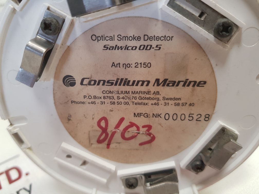Consilium Salwico Od-5 Optical Smoke Detector 2150