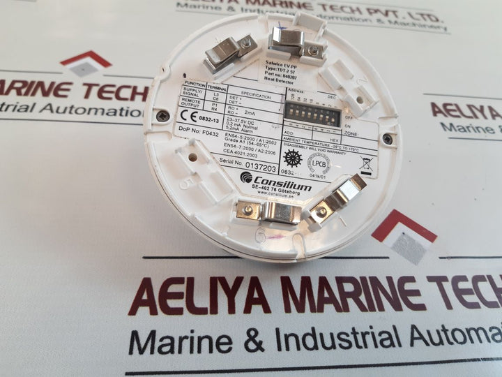 Consilium Salwico Ev-pp Tdt-2 57 Heat Detector 040207
