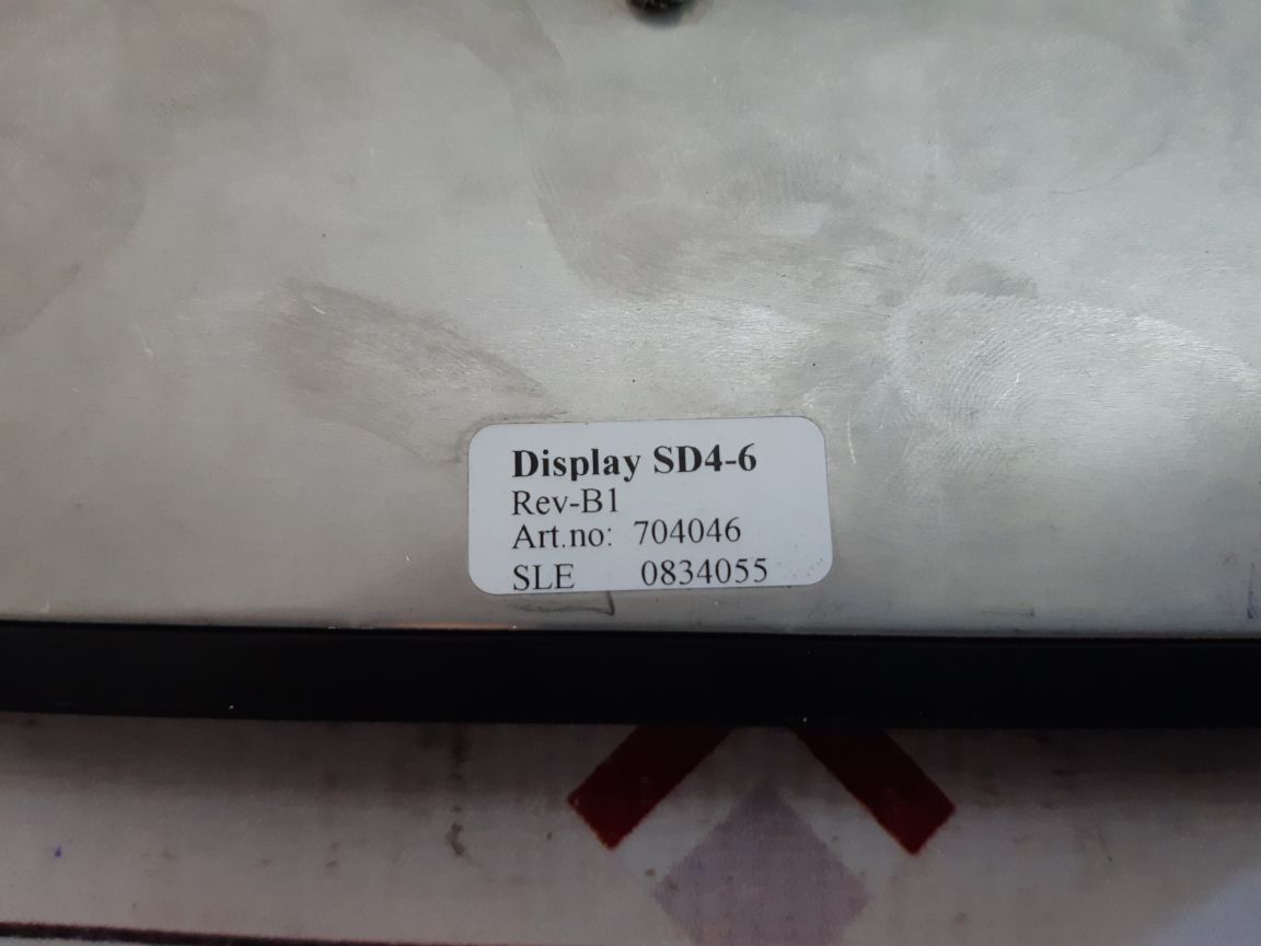 Consilium Vdr Sd4-6 Navigation Panel Display 704076A1